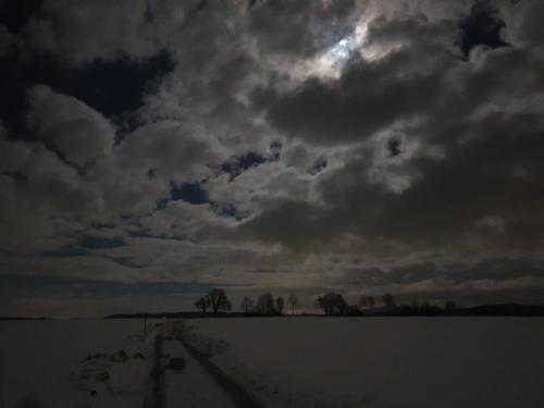 Vollmond im Winter